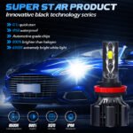 U12 LED Headlight Bulbs – 20,000LM | 70W High Output | 6500K Cool White