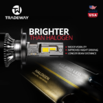 M8 Pro LED Headlight Bulbs – 6000K Cool White | 60,000LM | 120W | 30,000 Hour Lifespan