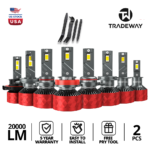 U17 LED Headlight Bulbs – 20,000LM | 130W High Output | 6500K Cool White