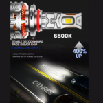 X1 LED Headlight Bulbs – 50,000LM | 240W High Output | 6500K Cool White