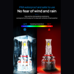 X1 LED Headlight Bulbs – 50,000LM | 240W High Output | 6500K Cool White