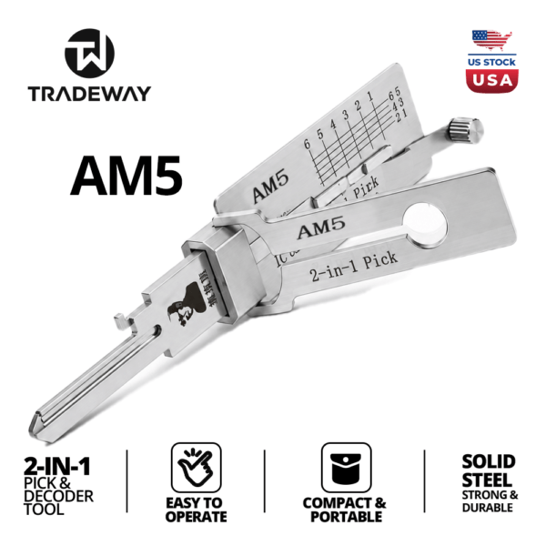 AM5 2-in-1 Key Decoder Tool with FREE 16-Piece Practice Kit