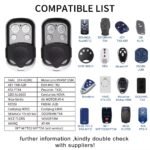 Universal 433MHz Garage Door & Gate Opener Remote Control Key Fob (2-100 Pack)