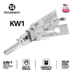 KW1 2-in-1 Key Decoder Tool with FREE 16-Piece Practice Kit