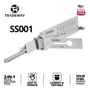 SS001 Pro 2-in-1 Key Decoder Tool with FREE 16-Piece Practice Kit