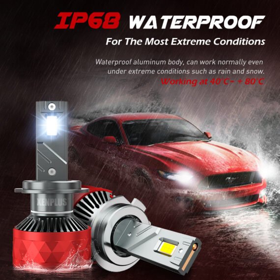 U17 LED Headlight Bulbs – 20,000LM | 130W High Output | 6500K Cool White