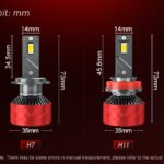 U17 LED Headlight Bulbs – 20,000LM | 130W High Output | 6500K Cool White