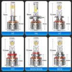 X1 LED Headlight Bulbs – 46,000LM | 170W High Output | 6500K Cool White
